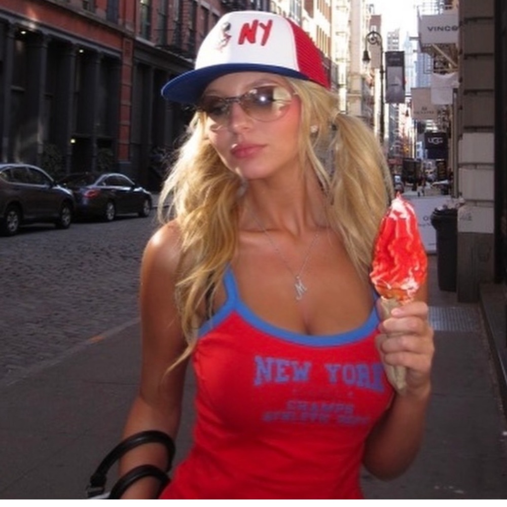 New York Edikted Tank Top Red L